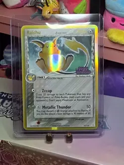 Pokemon TCG Raichu Delta Species 15/110 Holon Phantoms Reverse Holo 70 HP EN - Image 2