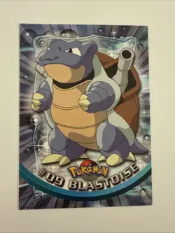 Blastoise Pokemon Card Topps #09 TV Animation Edition Series - Image 1