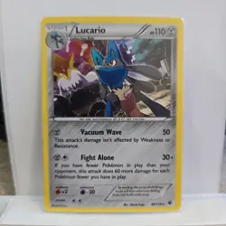 Pokemon TCG Lucario - 63/124 (Cosmos Holo) 063/124 Promo Holo MP - Image 1