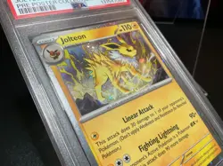 2025 POKEMON PRE BLACK STAR COSMOS PROMO JOLTEON #169 2 SWIRLS PSA 10 💫🐦‍🔥 - Image 3