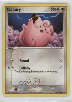 Clefairy Pokemon EX Unseen Forces #53 2005 - Image 1