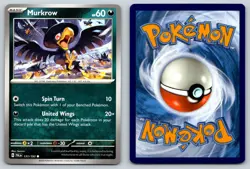 MURKROW 131/193 C PALDEA EVOLVED POKEMON LP TEEZIRO - Image 3