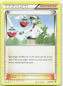 N 92/101 Uncommon Noble Victories Pokemon Lightly Played - Image 1