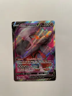 Hisuian Arcanine V (Full Art) #179/195 (Holo): Silver Tempest Pokemon - Image 1