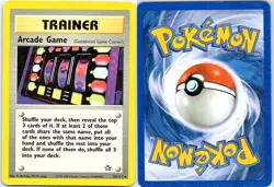 Arcade Game 83/111 Rare Neo Genesis Pokemon Unlimited Damaged - Image 3