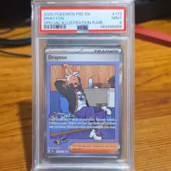 The Pokemon Company Pokemon TCG Drayton Holo SIR 172/131 ENG PSA 9 2025 - Image 1