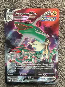 Pokemon TCG Rayquaza VMAX Ultra Rare TG20/TG30 Silver Tempest TG Holo ENG NM - Image 1