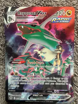 Pokemon TCG Rayquaza VMAX Ultra Rare TG20/TG30 Silver Tempest TG Holo ENG NM - Image 2