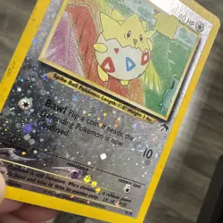 Togepi 4/18 Reverse Holo Southern Islands 2001 Pokemon MP - Image 5