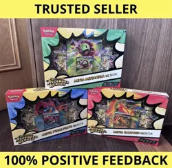 3x Ascended Heroes Mega ex Box Bundle (Feraligatr, Emboar, Meganium) Pokemon TCG - Image 1