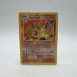 🔥 Charizard 4/102 Base Set Unlimited Pokemon TCG Holo Foil Rare Damaged ! 🐉 - Image 1