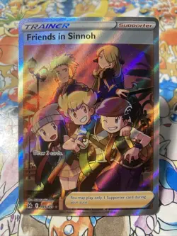 Pokemon TCG Friends in Sinnoh Full Art Crown Zenith 149/159 Holo Ultra Rare - Image 1