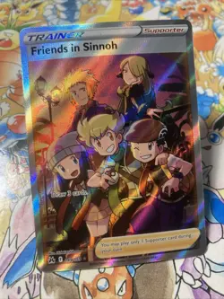 Pokemon TCG Friends in Sinnoh Full Art Crown Zenith 149/159 Holo Ultra Rare - Image 2