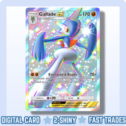[DIGITAL] Pokemon TCG Pocket - Gallade ex 2 ⭐ Star Shiny Full Art - Eevee Grove - Image 1