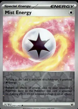 Pokemon | TEF | Mist Energy | 161/162 | Uncommon Reverse Holofoil - Image 1