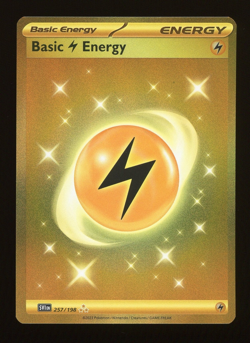 2023 Pokemon TCG Basic Electric Energy Gold Ultra Rare 257/198 SVI EN Lightning - Image 1