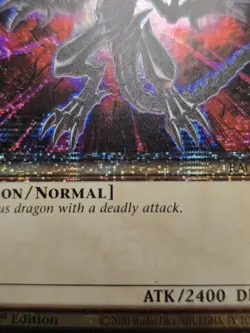 Yu-Gi-Oh! TCG Red-Eyes Black Dragon RA03-EN081 Quarter Century Secret Rare - Image 2