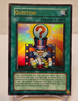 Question PGD-104 Ultra Rare 1st Edition Yugioh 2086 - Image 1