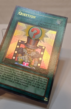 Question PGD-104 Ultra Rare 1st Edition Yugioh 2086 - Image 3