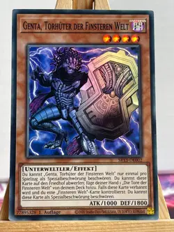 Genta, Torhuter Der Finsteren Welt SR13-DE002 Super Rare Deutsch NM YUGIOH - Image 1
