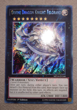 Yugioh Divine Dragon Felgrand MP14-EN166 Secret Rare - Image 1