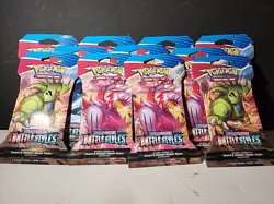 Lot (11) Pokemon TCG Sword And Shield Battle Styles Sleeved Booster Packs - NEW - Image 1