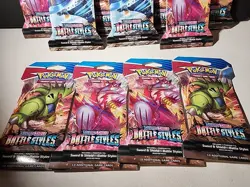 Lot (11) Pokemon TCG Sword And Shield Battle Styles Sleeved Booster Packs - NEW - Image 2