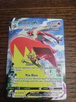 Blaziken VMAX TG15/TG30 Silver Tempest Trainer Gallery Alt Art Pokemon TCG - Image 1