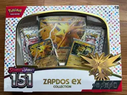 Pokemon Scarlet & Violet Zapdos EX Collection 151 Series Sealed Box - Image 3