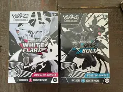 SEALED Pokemon TCG White Flare And Black Bolt Booster Bundle - Image 1