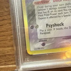 2005 POKEMON EX DELTA SPECIES 4 ESPEON-REVERSE FOIL - Image 2