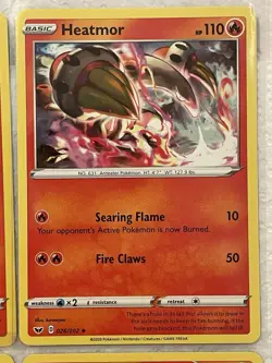Pokemon TCG Sword & Shield - Fire Type Bundle inc Vulpix/Ninetales and more - Image 4