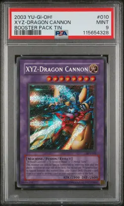 2003 YU-GI-OH! XYZ-Dragon Cannon Promo BPT-010 PSA 9 - Image 1