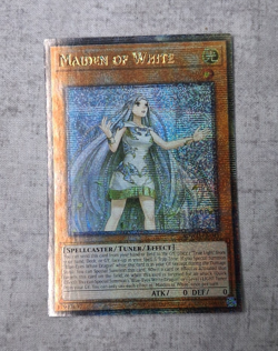 Konami Yu-Gi-Oh! Maiden of White SDWD-EN041 Quarter Century Secret Rare 1st Ed - Image 1
