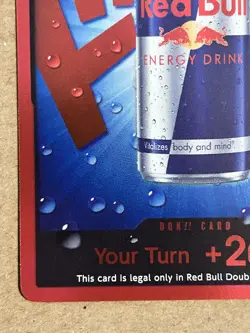 Red Bull Double DON!! 2K Red Foil Exclusive Promo One Piece English - Image 3