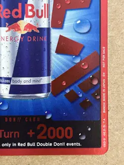 Red Bull Double DON!! 2K Red Foil Exclusive Promo One Piece English - Image 4