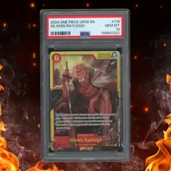 One Piece Two Legends Silvers Rayleigh PSA 10 #Op08-118 - Image 1