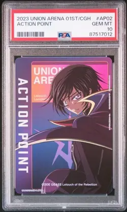 PSA10 UNION ARENA UA01ST/CGH CODE GEASS AP02 ACTION POINT - Image 1