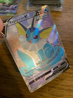 NM! Vaporeon V (172/203) Evolving Skies Full Art Ultra Rare Pokemon Card! - Image 3
