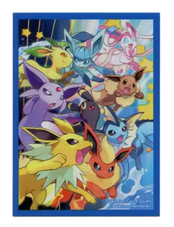 Eevee Dash! (Blue) Individual Card Sleeve Pokemon Center Japan Original - Image 1