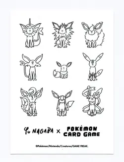 Yu Nagaba Eevee Evolutions Campaign Individual Card Sleeve Pokemon Center Japan - Image 1