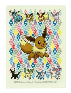 Eevee Prismatic (UK) Individual Card Sleeve Pokemon Center Original - Image 3