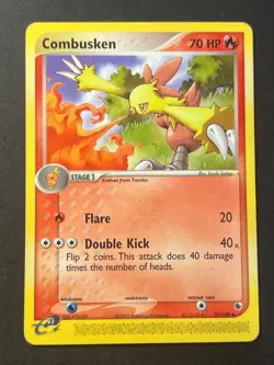 Combusken 27/109 EX Ruby & Sapphire Pokemon Card LP - Image 1