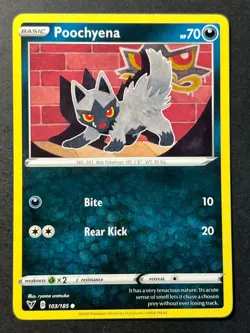 Poochyena 103/185 Vivid Voltage Pokemon Card - Near Mint - Image 1