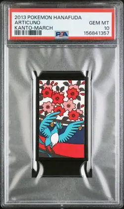 PSA 10 ARTICUNO 2013 POKEMON HANAFUDA KANTO MARCH JAPANESE CARD - Image 1