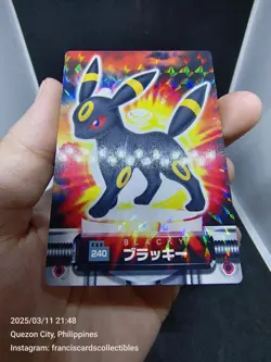 Pokemon JAPANESE Card - UMBREON #240 (BANDAI CARDDASS - PRISM) ZUKAN ADV GEN '04 - Image 4