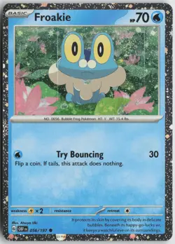 Froakie - (Cosmos Holo) Promo Holo (Swirl) Cards 056/197 NM Atsuya Uki - Image 1