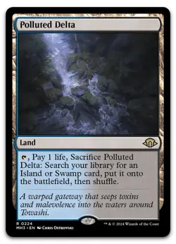 Polluted Delta #224 (NM) Modern Horizons 3 MH3 Magic MTG - Image 1
