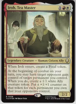 MTG Iroh Tea Master Foil NM Avatar: The Last Airbender Magic 228 - Image 1