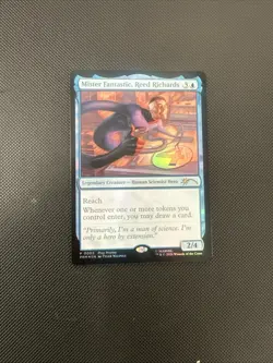 Mister Fantastic Reed Richard’s Foil Promo Magic The Gathering - Image 2